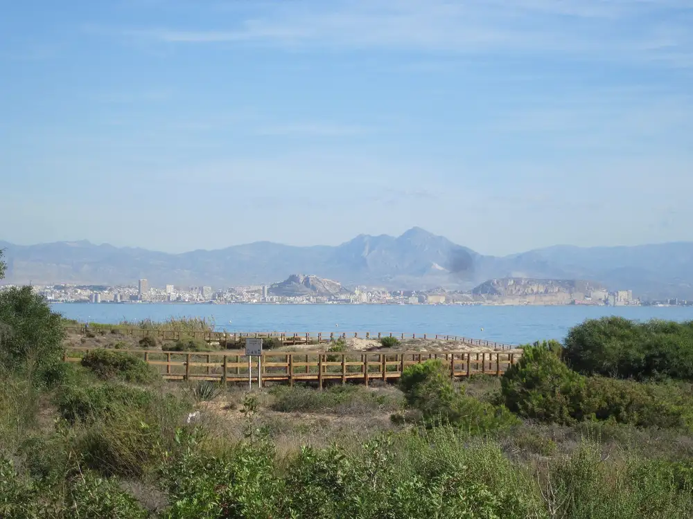 Vista de la costa desde Arenales del Sol